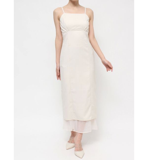 RESEXXY「シアーヘムキャミワンピース【セットアップ着用可能】」|ワンピース|