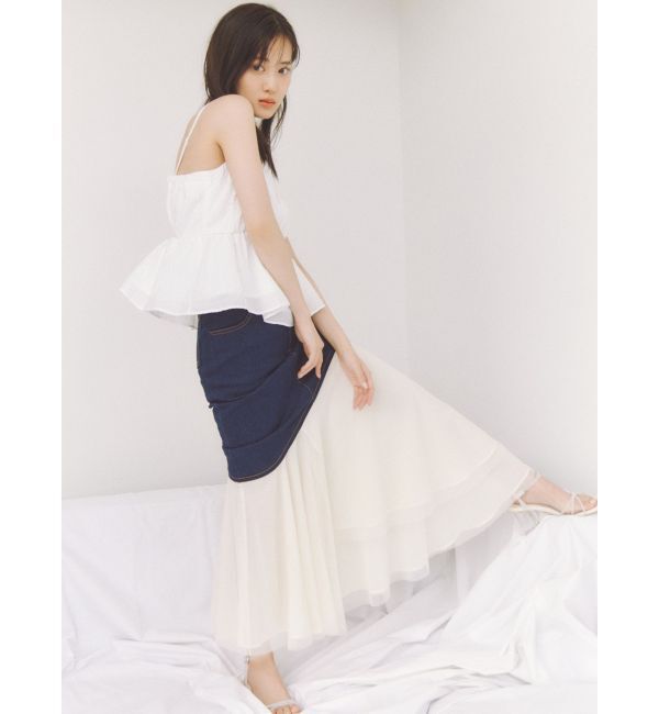 RESEXXY「ジャガードペプラムキャミチュニック【セットアップ着用可能】」|シャツ・ブラウス|