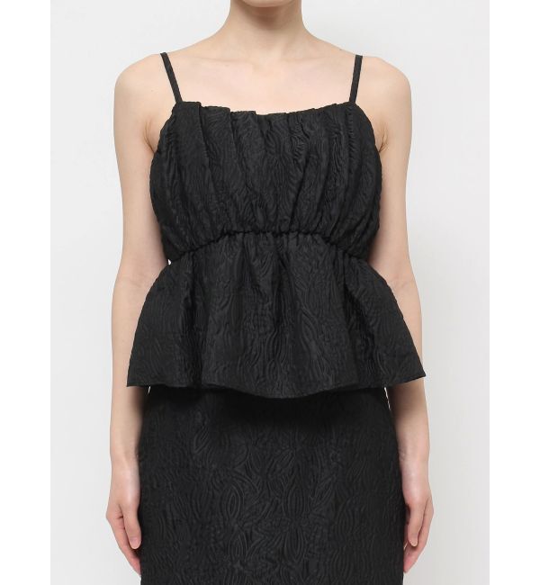 RESEXXY「ジャガードペプラムキャミチュニック【セットアップ着用可能】」|シャツ・ブラウス|