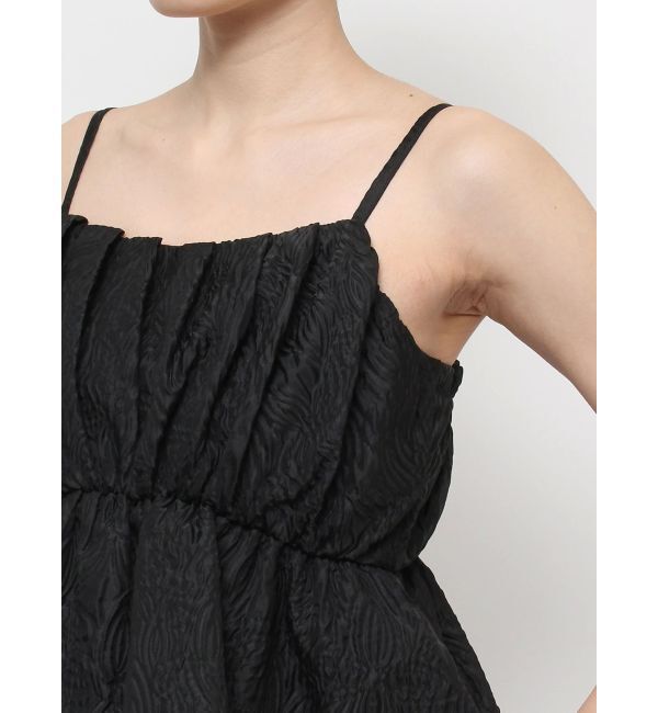 RESEXXY「ジャガードペプラムキャミチュニック【セットアップ着用可能】」|シャツ・ブラウス|