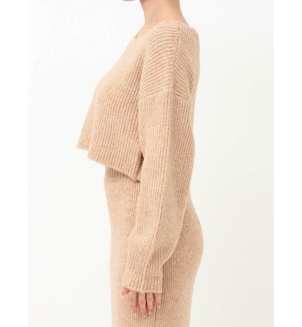 RESEXXY「グリッタールーズニットトップス【セットアップ着用可能】」|ニット・セーター|