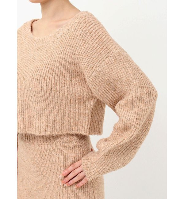 RESEXXY「グリッタールーズニットトップス【セットアップ着用可能】」|ニット・セーター|