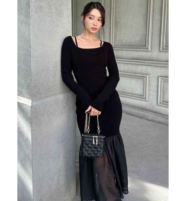 RESEXXY「ヘムシアーマーメイドニットワンピース」|ワンピース|