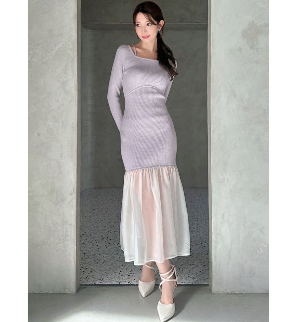 RESEXXY「ヘムシアーマーメイドニットワンピース」|ワンピース|