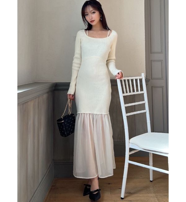 RESEXXY「ヘムシアーマーメイドニットワンピース」|ワンピース|