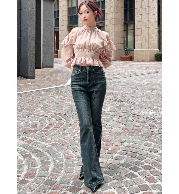 RESEXXY「ホルターネックラッフルブラウス」|シャツ・ブラウス|