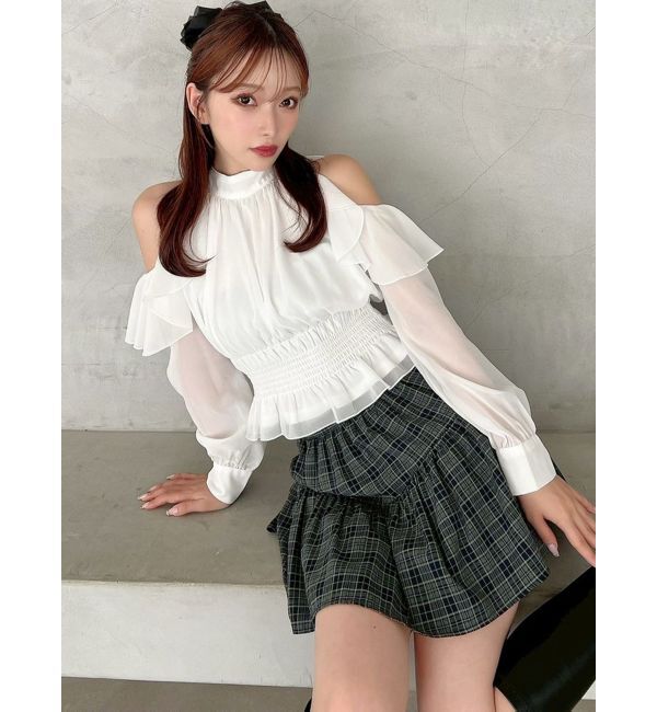 RESEXXY「ホルターネックラッフルブラウス」|シャツ・ブラウス|