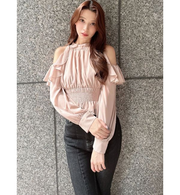 RESEXXY「ホルターネックラッフルブラウス」|シャツ・ブラウス|