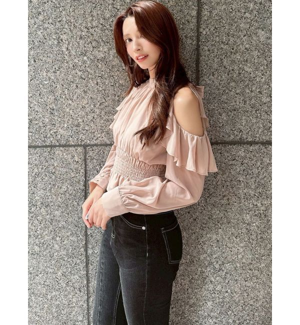 RESEXXY「ホルターネックラッフルブラウス」|シャツ・ブラウス|