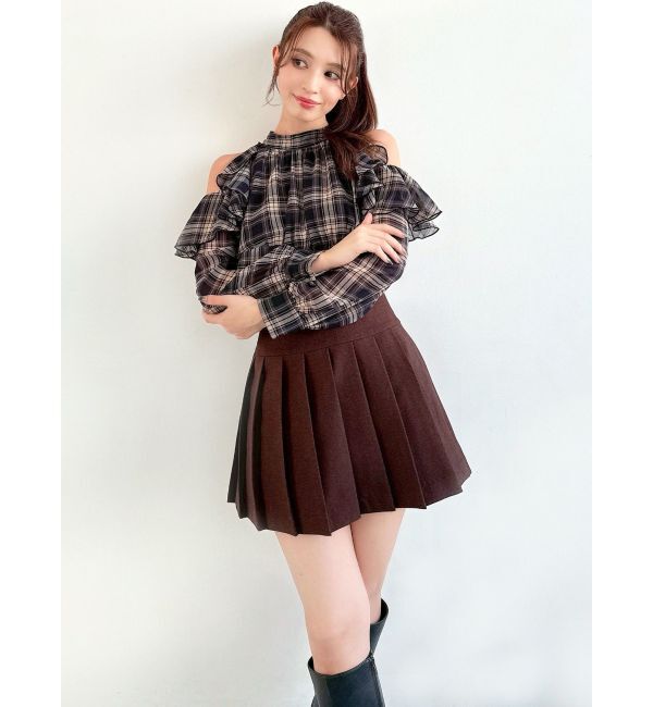 RESEXXY「ホルターネックラッフルブラウス」|シャツ・ブラウス|