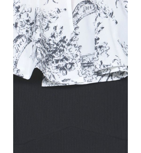 dazzlin「【WEB限定カラーあり】2WAYカラードッキングリブワンピース」|ワンピース|