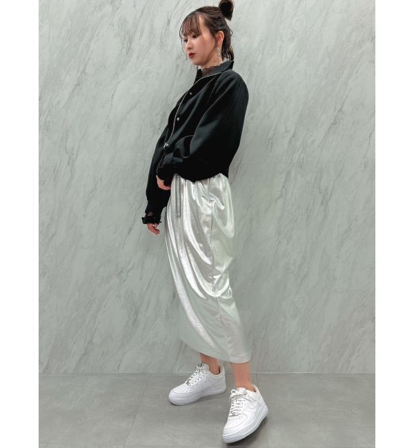 dazzlin「メタリックコクーンスカート」|スカート|