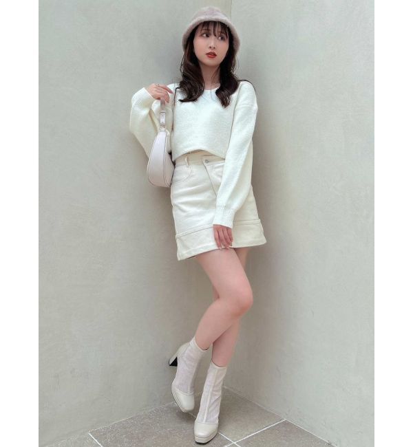 dazzlin「バックストリングニットプルオーバー」|ニット・セーター|