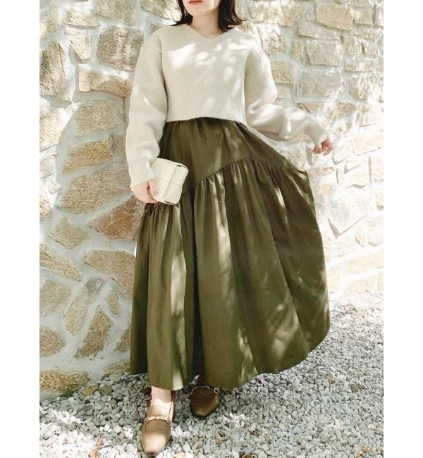 dazzlin「バックストリングニットプルオーバー」|ニット・セーター|