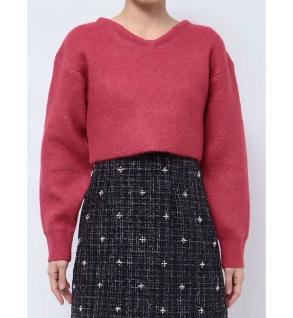 dazzlin「バックストリングニットプルオーバー」|ニット・セーター|