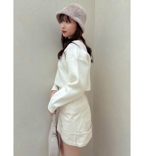 dazzlin「バックストリングニットプルオーバー」|ニット・セーター|