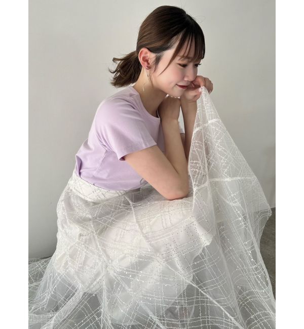 dazzlin「RIPPLE OF COLORロゴT」|Tシャツ・カットソー|