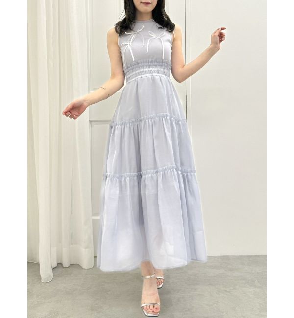 dazzlin「メニーリボンドッキングティアードワンピース」|ワンピース|