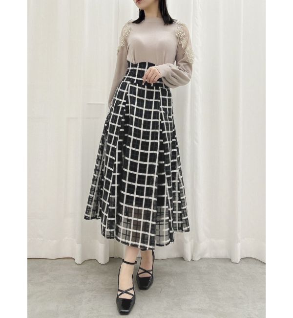 dazzlin「ショルダーフラワーニットプルオーバー」|ニット・セーター|