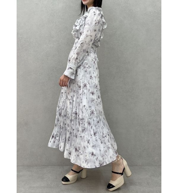 dazzlin「フラワープリーツワンピース」|ワンピース|