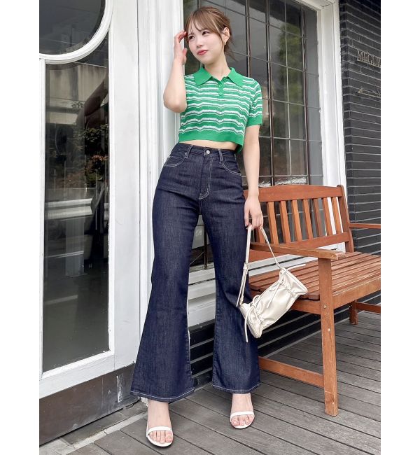 dazzlin「ハピネスカラーポロニット」|ニット・セーター|