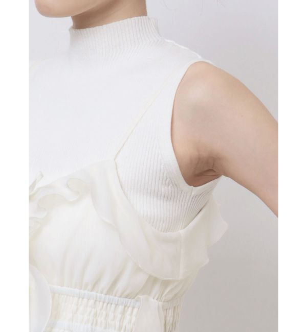 dazzlin「2WAYフルイドペプラムビスチェ」|キャミソール|