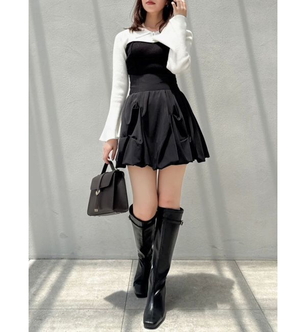 dazzlin「【再生産】バルーンミニスカート」|スカート|