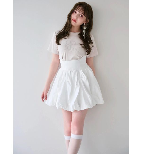 dazzlin「【再生産】バルーンミニスカート」|スカート|