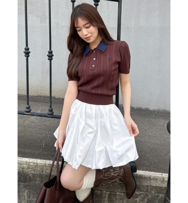 dazzlin「【再生産】バルーンミニスカート」|スカート|