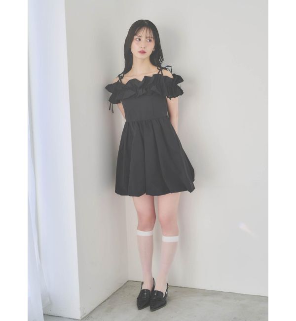 dazzlin「フリルバルーンワンピース」|ワンピース|