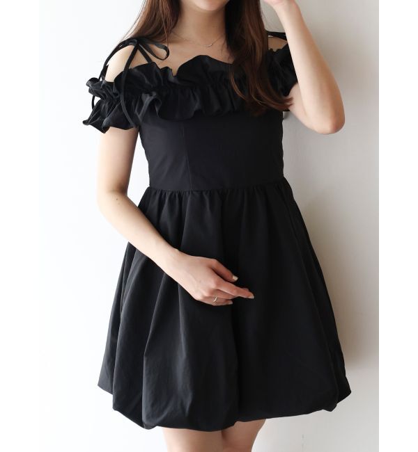 dazzlin「フリルバルーンワンピース」|ワンピース|