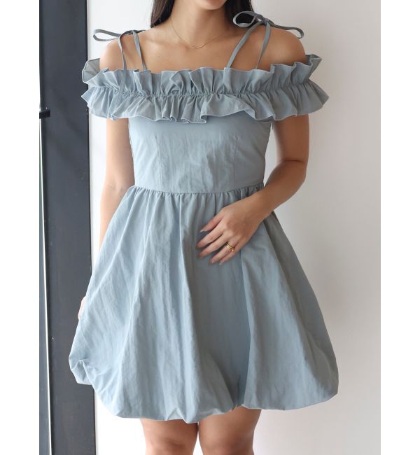 dazzlin「フリルバルーンワンピース」|ワンピース|