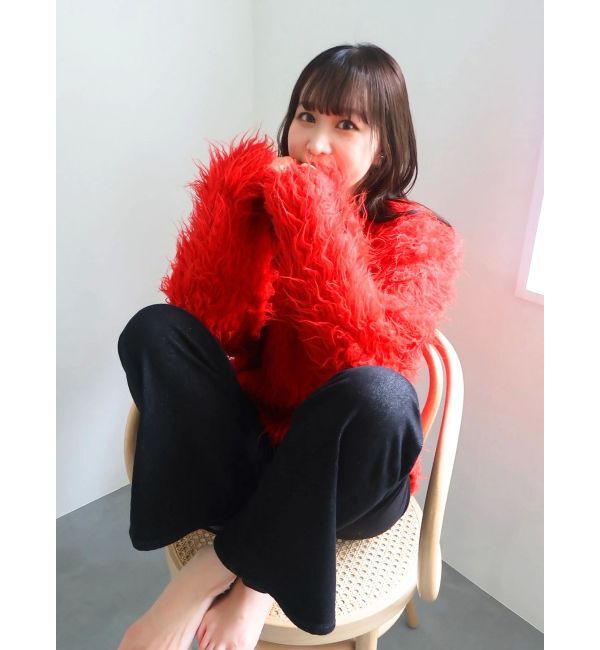 dazzlin「リップルカールVネックニット」|ニット・セーター|