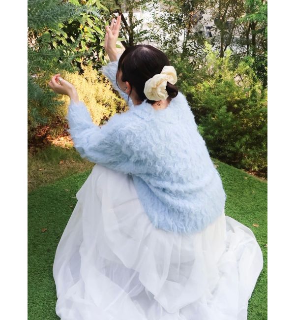 dazzlin「リップルカールVネックニット」|ニット・セーター|