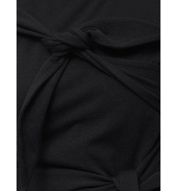 EMODA「ダブルリボンコンパクトTシャツ」|Tシャツ・カットソー|