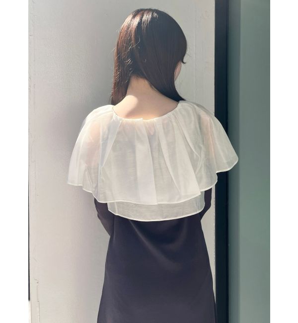 MERCURYDUO「ケープ付アームウォーマーニットワンピース」|ワンピース|