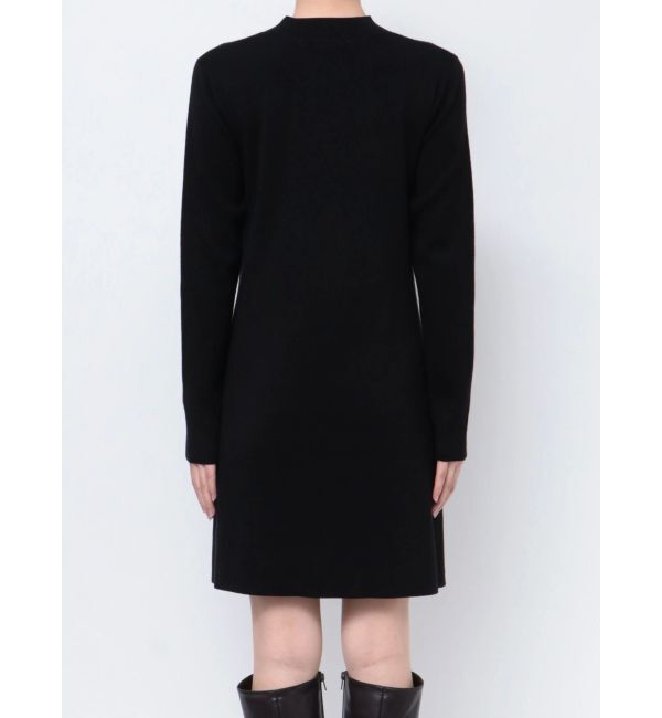 MERCURYDUO「フロントタイミニニットワンピース」|ワンピース|
