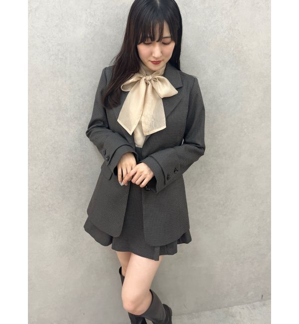 MERCURYDUO「フィットアンドフレアジャケット」|テーラードジャケット|