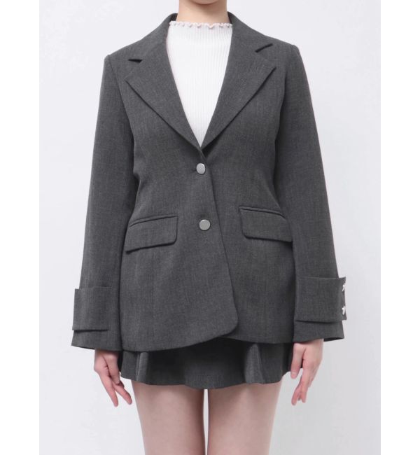MERCURYDUO「フィットアンドフレアジャケット」|テーラードジャケット|