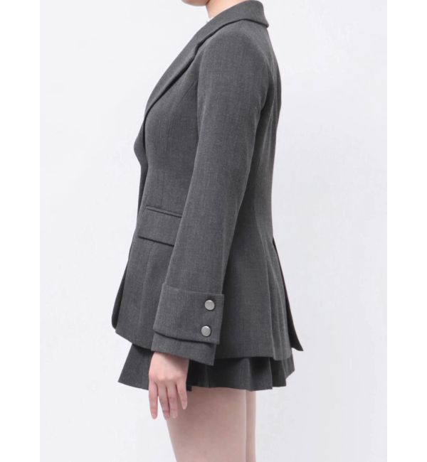 MERCURYDUO「フィットアンドフレアジャケット」|テーラードジャケット|