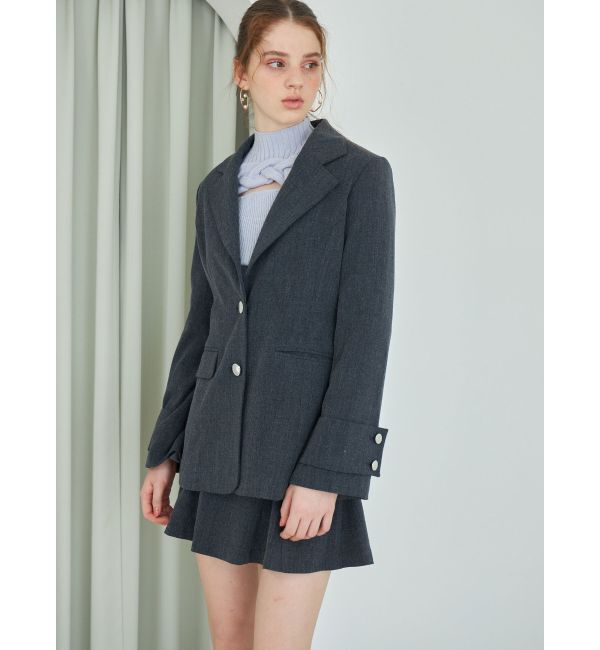 MERCURYDUO「フィットアンドフレアジャケット」|テーラードジャケット|