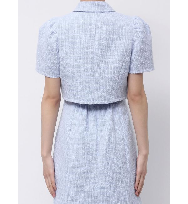 MERCURYDUO「ハーフスリーブツイードフィットジャケット」|その他|