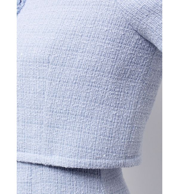 MERCURYDUO「ハーフスリーブツイードフィットジャケット」|その他|