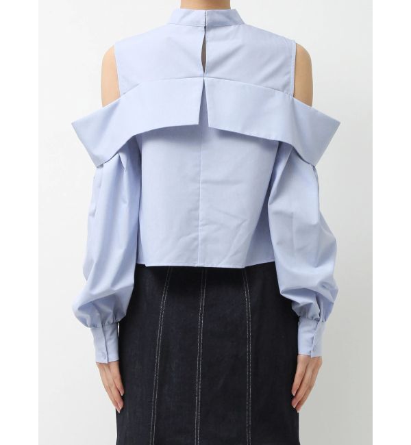 MERCURYDUO「オフショルダーボリュームスリーブブラウス」|シャツ・ブラウス|