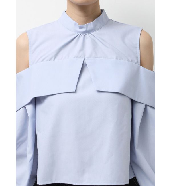 MERCURYDUO「オフショルダーボリュームスリーブブラウス」|シャツ・ブラウス|