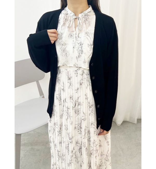 MERCURYDUO「BASICカラーカーディガン」|カーディガン|ブラック