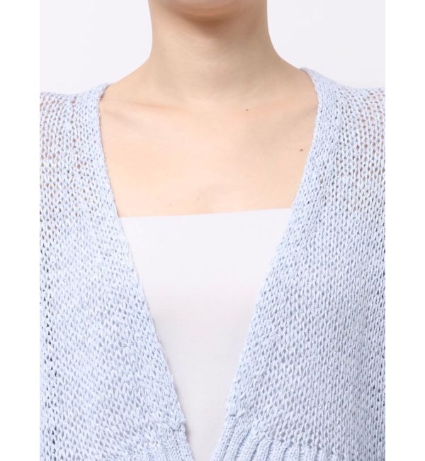 MERCURYDUO「スカシ編ミラメコンボレロカーディガン」|カーディガン|