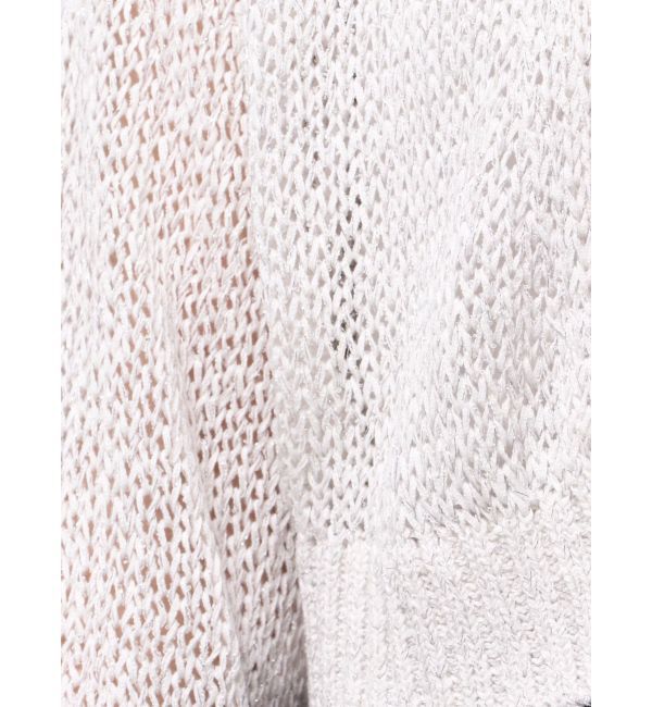 MERCURYDUO「スカシ編ミラメコンボレロカーディガン」|カーディガン|