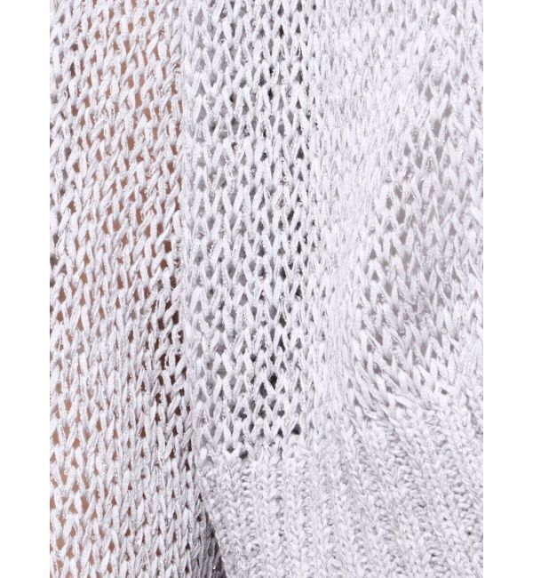 MERCURYDUO「スカシ編ミラメコンボレロカーディガン」|カーディガン|