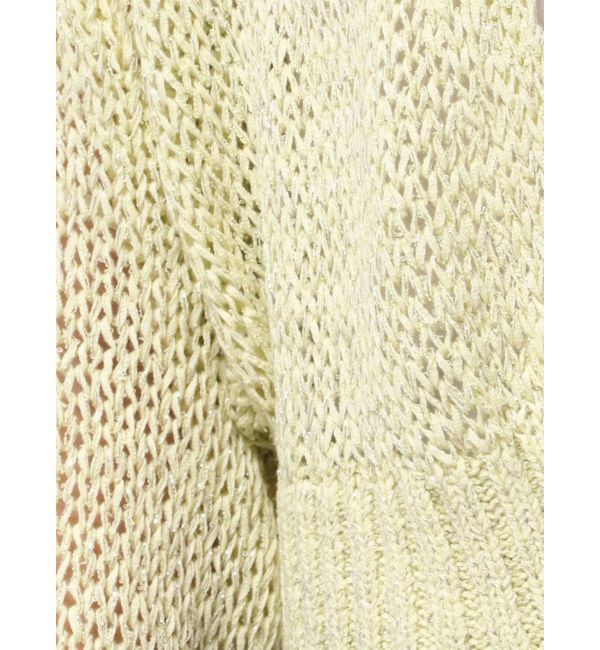 MERCURYDUO「スカシ編ミラメコンボレロカーディガン」|カーディガン|